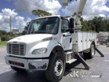 (Ocala, FL) Terex Hi-Ranger TC-55, Material Handling Bucket Truck rear mounted on 2019 Freightliner