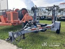 (Riviera Beach, FL) 2011 Butler HWSC-10-A Galvanized Hydraulic Reel Trailer Not Running, Condition U