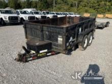 (Verona, KY) 2008 Big Tex 10SR-12XBK7SIR T/A Dump Trailer Bent Jack, Rust & Body Damage