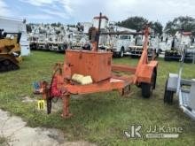 (Riviera Beach, FL) 1997 Allegheny 90R4.5T S/A Reel Trailer Rust & Brakes Do Not Operate)(FL Residen