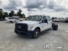 (Villa Rica, GA) 2012 Ford F350 Crew-Cab Chassis Runs & Moves) (Body/Paint Damage