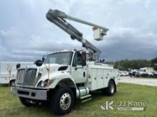 (Riviera Beach, FL) Altec L42A, Over-Center Bucket Truck center mounted on 2012 International 7300 U