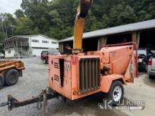 (Hanover, WV) 2012 Vermeer BC1000XL Chipper (12in Drum) No Title) (Not Running, Turns Over, Operatio