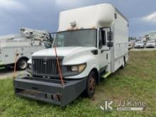 (Riviera Beach, FL) 2015 International TerraStar Van Body Truck Runs & Moves)( Body& Paint Damage, C