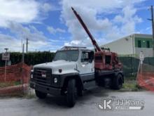 (Hialeah, FL) Sterling B7, Pressure Digger rear mounted on 1983 International 1954 Flatbed/Utility T