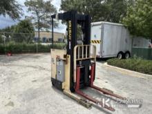 (Riviera Beach, FL) 1993 Hyster N30FR Stand-Up Forklift Order Picker Runs, Moves & Operates) (No Cha