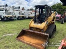 (Riviera Beach, FL) 2011 Caterpillar 257B3 Crawler Skid Steer Loader Runs, Moves & Operates)( Unit C