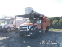 (Mount Airy, NC) Altec LR760-E70, Over-Center Elevator Bucket Truck mounted behind cab on 2013 Ford