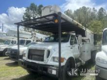 (Jacksonville, FL) Altec LR760E70, Over-Center Elevator Bucket Truck mounted behind cab on 2015 Ford