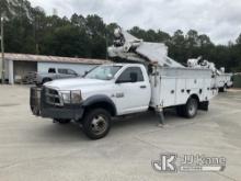 (Nahunta, GA) Altec AT41M, Articulating & Telescopic Material Handling Bucket Truck mounted behind c