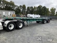 (China Grove, NC) 2000 Dorsey DGTS-45, 45 Ft T/A High Flatbed Trailer Duke Unit) (Decking Damaged