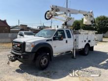 (Bowling Green, KY) Altec AT37G, Articulating & Telescopic Bucket Truck mounted behind cab on 2012 F