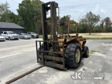 (Homosassa, FL) 2000 Manitou M430CC Rough Terrain Forklift Not Running, Turns Over But Will Not Star