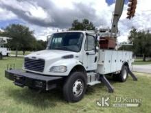 (Ocala, FL) Terex Commander C4047, Digger Derrick rear mounted on 2019 Freightliner M2 4x4 Utility T