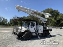 (China Grove, NC) Altec LR758RM, Over-Center Elevator Bucket Truck rear mounted on 2014 Freightliner