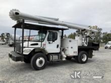 (China Grove, NC) Altec LR758, Over-Center Bucket Truck rear mounted on 2015 Freightliner M2 106 4x4