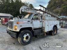 (Hanover, WV) Versalift V036N, Non-Insulated Bucket Truck rear mounted on 2000 GMC C7500 Utility Tru