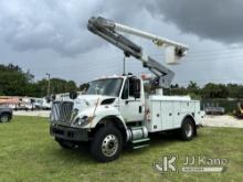 (Riviera Beach, FL) Altec L42A, Over-Center Bucket Truck center mounted on 2012 International 7300 U