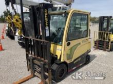 (Verona, KY) 2013 Hyster J70XN34 Solid Tired Forklift Not Running, Condition Unknown, Side Window Mi