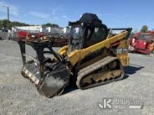 (China Grove, NC) 2017 Caterpillar 299D2 XHP Two-Spd High Flow Crawler Skid Steer Mulcher Runs & Mov