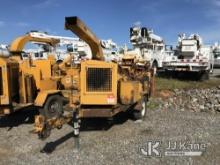 (Mount Airy, NC) 2012 Morbark M12D Chipper (12in Disc), trailer mtd No Title) (Runs, Rust Damage