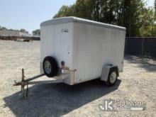 (China Grove, NC) 2006 Wells Fargo RF6101, 10 Ft S/A Enclosed Trailer Duke Unit) (Body/Paint Damage