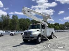 (China Grove, NC) Altec AA55E-MH, Material Handling Bucket Truck rear mounted on 2008 International