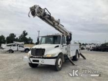 (Villa Rica, GA) Altec DM47-TR, Digger Derrick center mounted on 2004 International 4300 Utility Tru