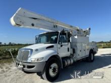 (Westlake, FL) Altec AA55-MH, Material Handling Bucket Truck rear mounted on 2016 International 4300