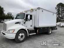 (China Grove, NC) 2016 Kenworth T300 Lube Truck Runs & Moves) (Body Damage,