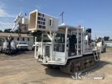 (Conway, AR) Altec DL42-TR, Digger Derrick mounted on 2015 IHI IC50 All-Terrain Track Machine, Selli