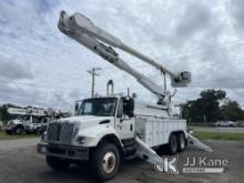 (Tampa, FL) Altec AM900-E100, Double-Elevator Bucket Truck rear mounted on 2007 International 7400 T