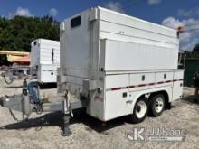 (Riviera Beach, FL) 2008 Sauber 1592 T/A Enclosed Utility Trailer Rust, Body Damage)FL Residents Pur