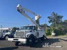 (Tampa, FL) HiRanger XML-55, Material Handling Bucket Truck rear mounted on 2009 International 7300