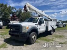 (Tampa, FL) ETI ETA33-IH, Articulating & Telescopic Bucket Truck mounted behind cab on 2015 Ford F55