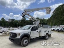 (China Grove, NC) Altec AT40G, Articulating & Telescopic Bucket Truck mounted behind cab on 2019 For