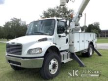 (Ocala, FL) Terex Hi-Ranger, Material Handling Bucket Truck rear mounted on 2019 Freightliner M2 Uti