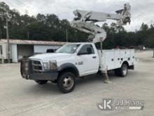 (Nahunta, GA) Altec AT41M, Articulating & Telescopic Material Handling Bucket Truck mounted behind c