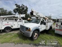 (Tampa, FL) HiRanger TL38-P, Articulating & Telescopic Bucket Truck mounted behind cab on 2006 Ford