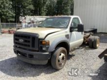 (Albertville, AL) 2008 Ford F450 Cab & Chassis, (Municipality Owned) Not Running, Condition Unknown)