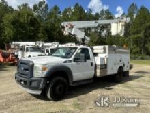 (Jacksonville, FL) Altec AT200A, Telescopic Non-Insulated Bucket Truck mounted behind cab on 2012 Fo