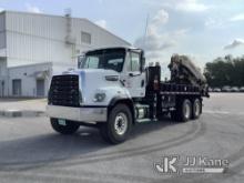 (Milton, FL) PM 35.5SP, Hydraulic Telescopic Knuckle-Boom Crane rear mounted on 2014 Freightliner 10