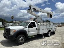 (Riviera Beach, FL) Altec AT40-M, Articulating & Telescopic Material Handling Bucket Truck mounted b