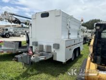 (Riviera Beach, FL) 2008 Sauber 1592 T/A Enclosed Utility Trailer Rust)(FL Residents Purchasing Titl