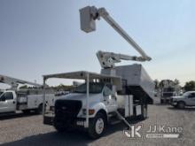 (Verona, KY) Lift-All LSS-60/70-1S, Over-Center Elevator Bucket Truck mounted behind cab on 2007 For