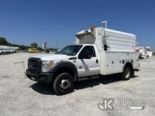 (Chester, VA) 2016 Ford F550 4x4 Enclosed High-Top Service Truck Runs & Moves) (Check Engine Light O