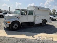 (China Grove, NC) 1997 International 4700 Crew Cab Enclosed High Top Utility Truck Run & Moves) (Bod