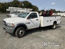 (China Grove, NC) 2015 RAM 5500 4x4 Service Truck Runs, Moves & Air Compressor Operates