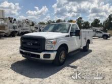 (Villa Rica, GA) 2015 Ford F250 Service Truck, (Southern Company Unit) Runs & Moves) (Body/Paint Dam