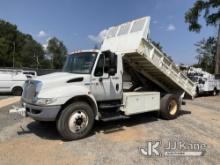 (China Grove, NC) 2014 International 4300 S/A Dump Truck Runs, Moves & Dump Operates) (Check Engine